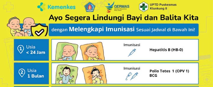Lindungi Bayi dan Balita Dengan Imunisasi