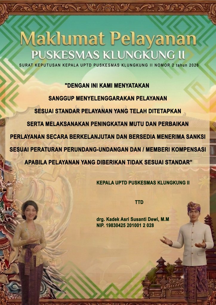 Maklumat Pelayanan 2026 Bali